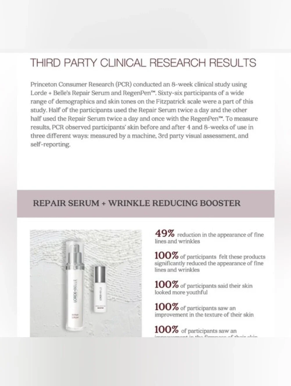 NIB Lorde + Belle BOOSTER BUNDLE OF ALL 5: use with Repair Serum - MSRP $249